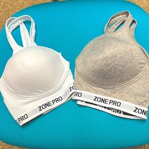 2 ZONE PLUS SIZE PRO Molded Cup Sport Bras Sz 1X